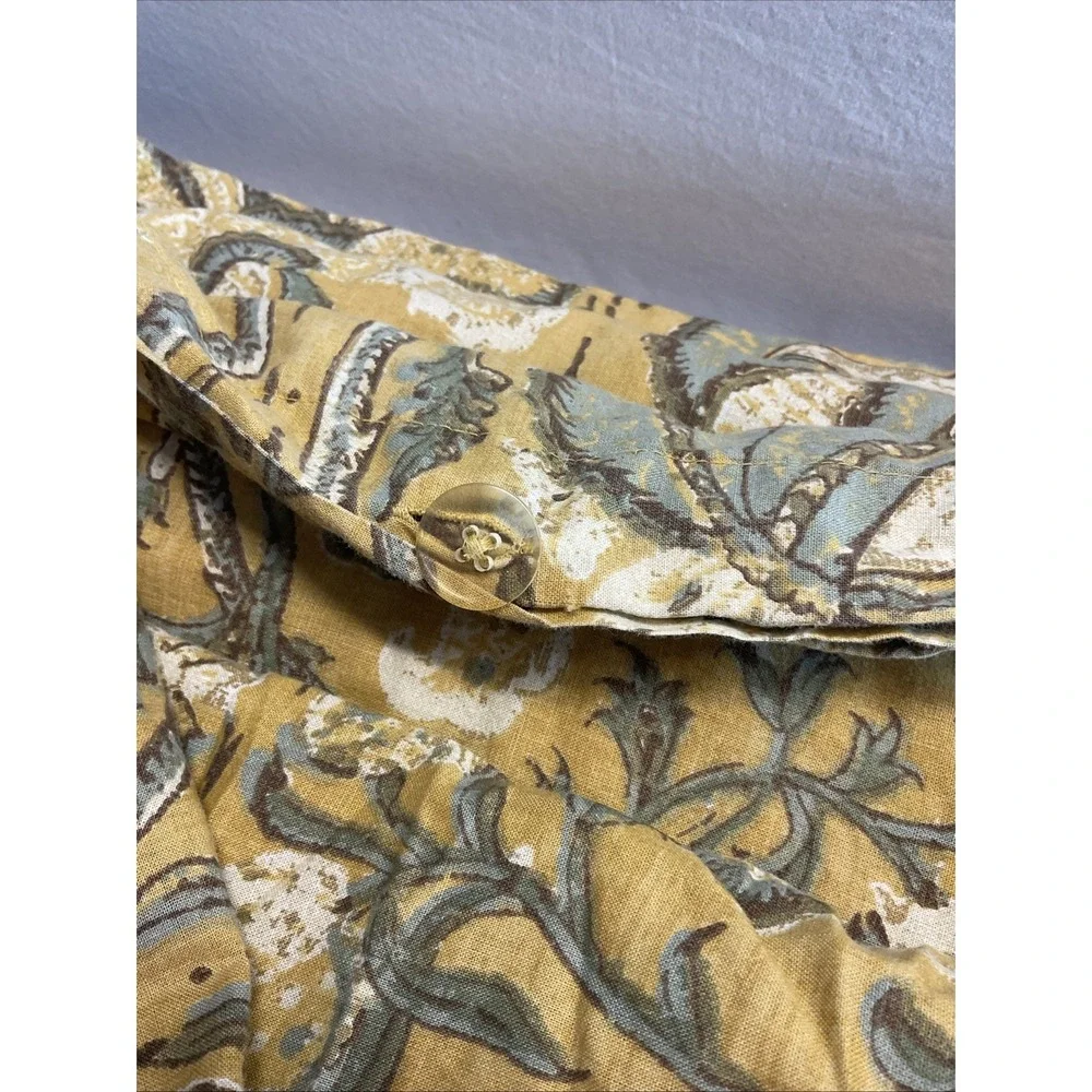 Pottery Barn Penelope Kalamkari Duvet Cover Palampore Botanical Full/ Queen Bed